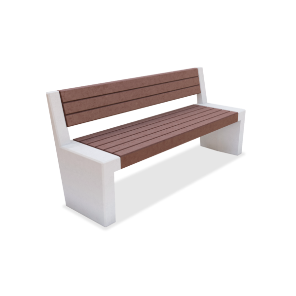 Banca Hopper con Espaldar Arteconcreto