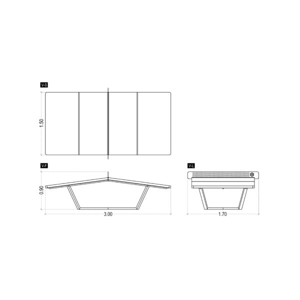 Mesa TeqBall Arteconcreto