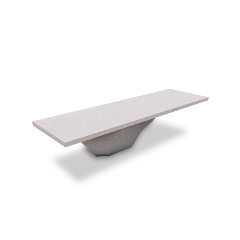 Banca Iceberg con Base Escultórica