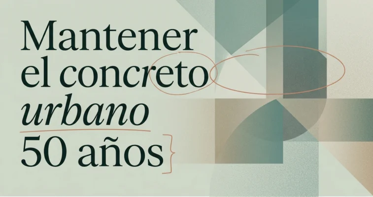 Cómo mantener el mobiliario urbano de concreto